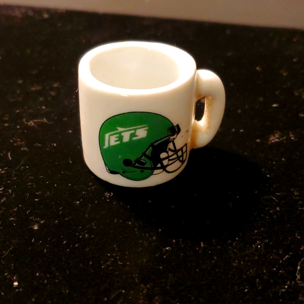 Mini NFL Football Coffee Mug  New York Jets Souven